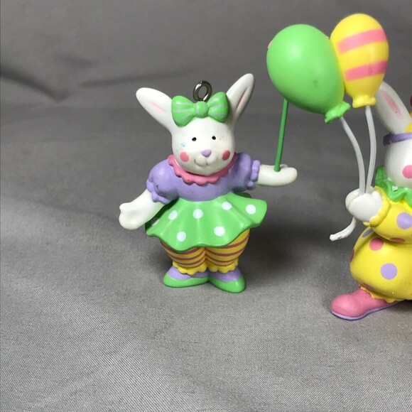 Vintage Avon PVC Easter Bunny Easter Tree Ornaments - Picture 3 of 6